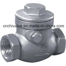 H14 Stainless Steel Inside Thread Swing Check Valve